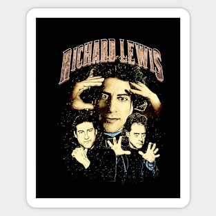 richard lewis vintage art Sticker